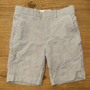 Crewcuts Blue and White Seersucker Shorts